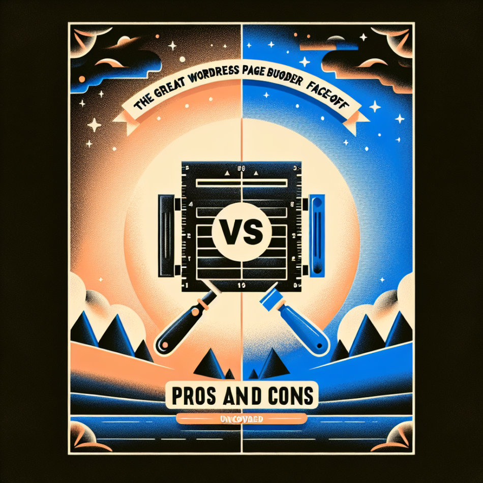 The Great WordPress Page Builder Face-Off: Pros and Cons Uncovered