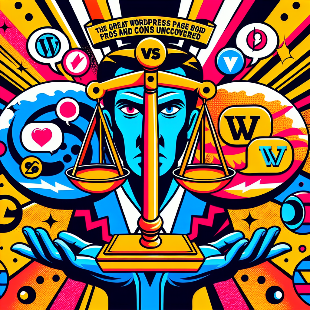 The Great WordPress Page Builder Face-Off: Pros and Cons Uncovered