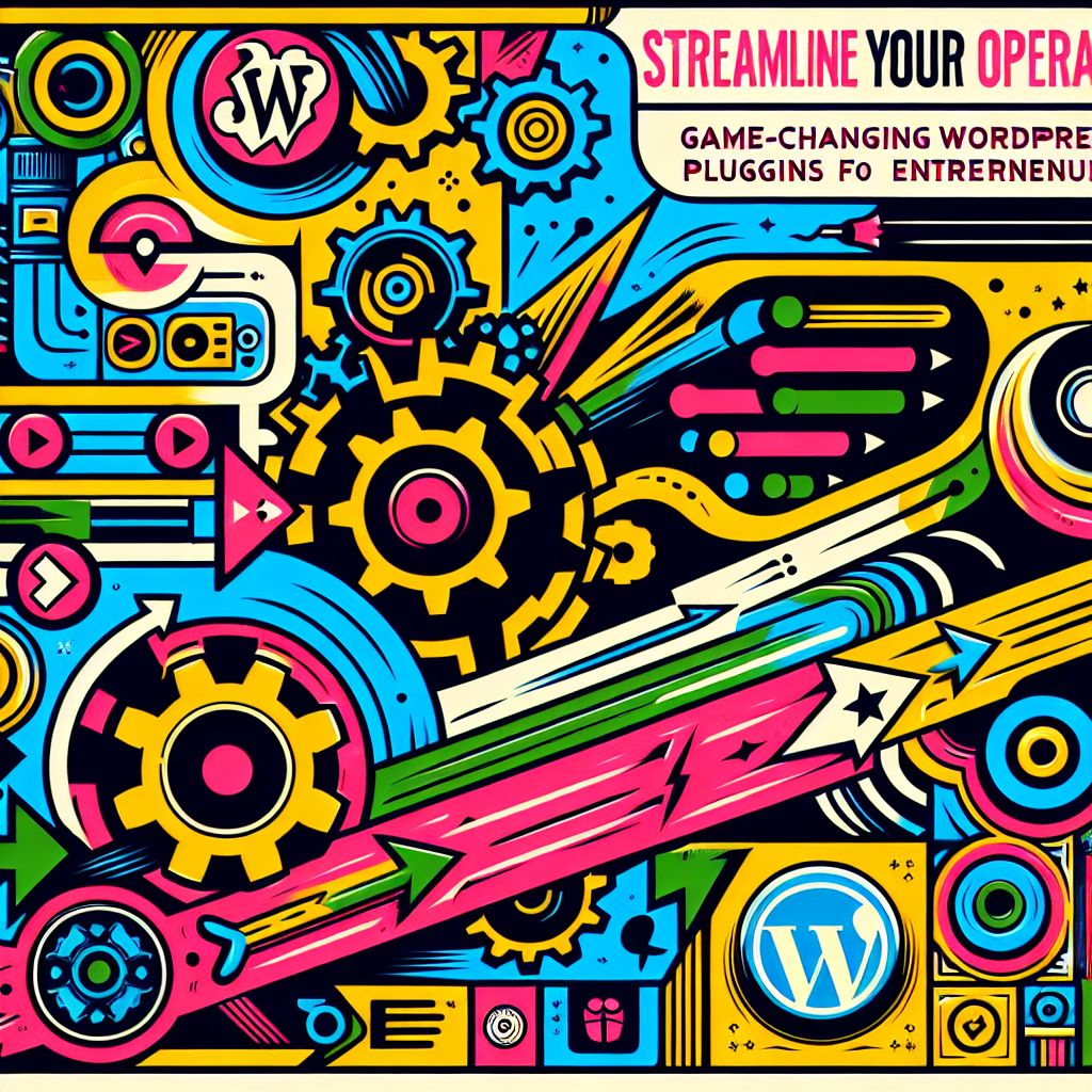 Streamline Your Operations: Game-Changing WordPress Plugins for Entrepreneurs